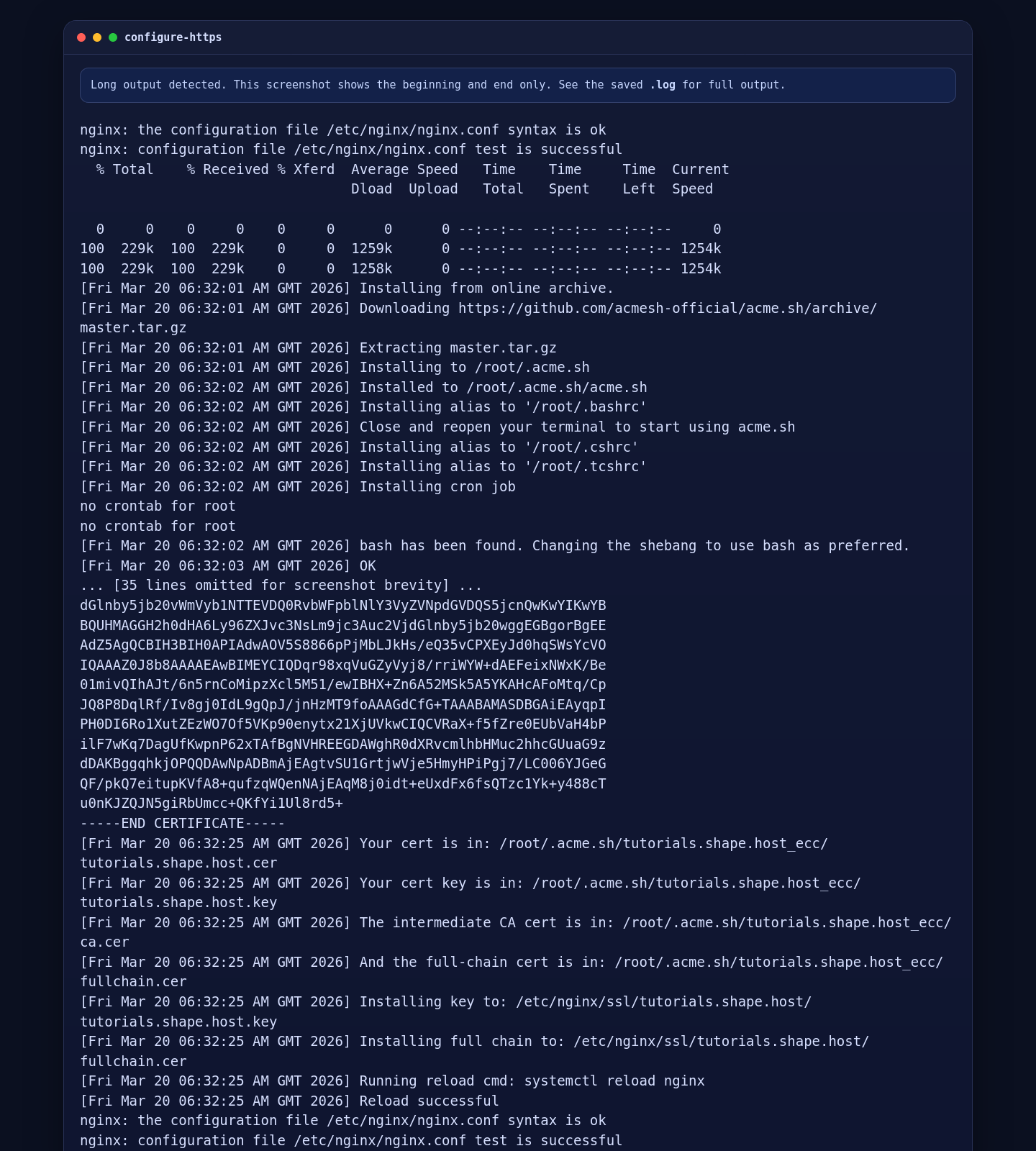 ZeroSSL certificate issuance and Nginx HTTPS validation for Open WebUI on AlmaLinux 10
